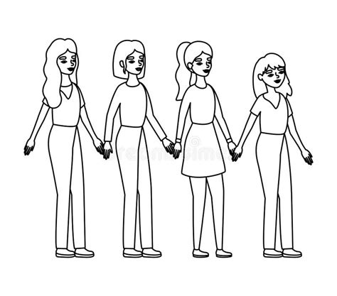 women holding hands vector design stock vector illustration of campaign leadership 176312768