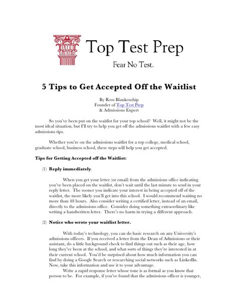 tips     accepted   waitlist