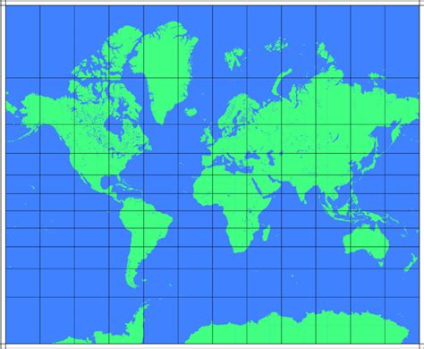 4 Mercator Projection Of The Earth Created With Gmt Download