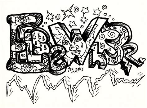 Dope Drawings Graffiti Coloring Pages