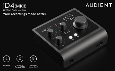 Audient Id4 Mkii 2in2out High Performance Usb 30 Audio Interface