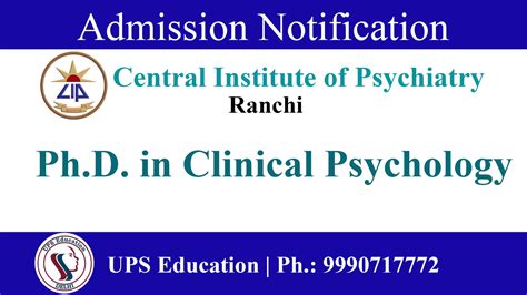 Phd In Clinical Psychology Psyd Admission Cip 2018 Epsychology