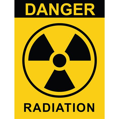 Radiation Warning Sign Label Free Pbr Texturecan