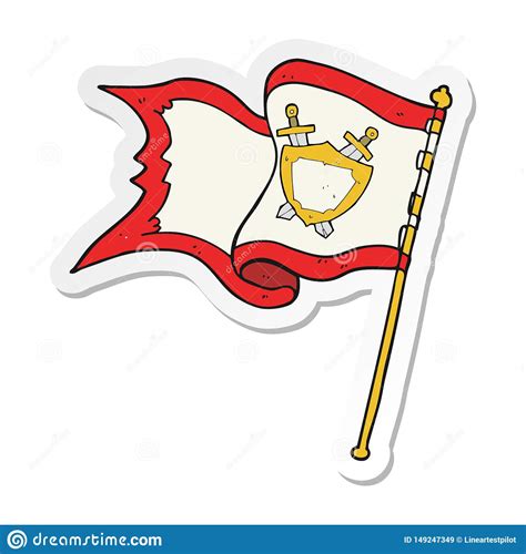 In the drawings category you can convert your photo to art by applying effect of your choice. Sticker Of A Cartoon Flag Blowing In Wind Stock Vector ...