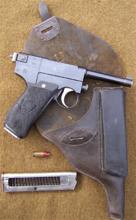 Model 1910 Italian Glisenti Semi Auto Pistols