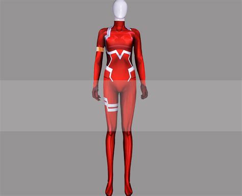 Darling In The Franxx 002 Zero Two Pilot Uniform Cosplay Zentai Suit