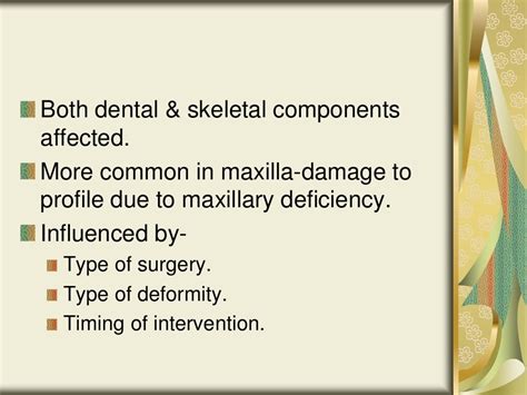 Etiology Of Malocclusion General Factors