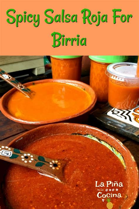 Spicy Salsa For Birria Recipe Spicy Salsa Mexican Food Recipes Authentic Mexican Food Recipes