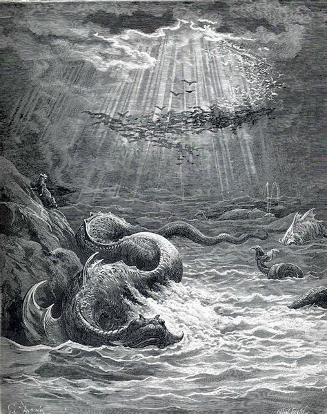The Creation Of Fish And Birds C1868 Gustave Dore
