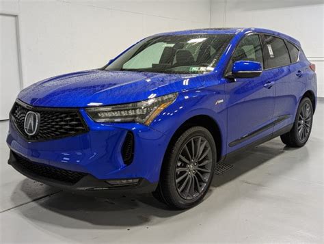 New 2023 Acura Rdx Sh Awd With A Spec Advance Package In Apex Blue