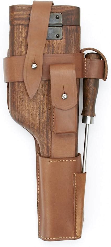 German Wwii C 96 Wood Butt Stock And Holster Set C96 Gun Holsters