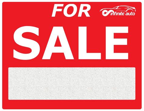 Printable For Sale Sign For Car | room surf.com