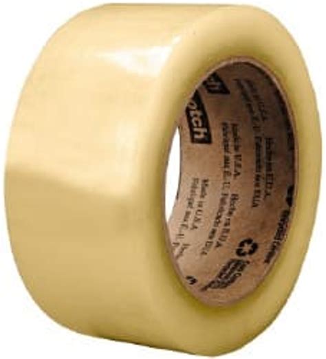 3m 2 X 110 Yd Clear Rubber Adhesive Sealing Tape Polypropylene Film