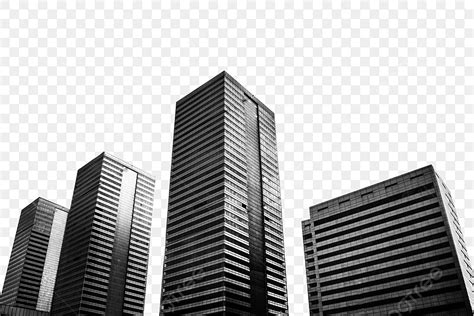 Modern City Hd Transparent Modern City Black And White Buildings City