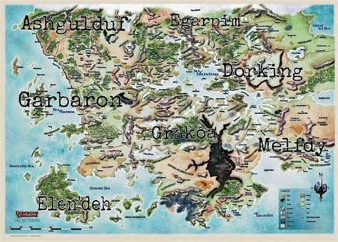 Mapa Do Reino RPG NovoMundo Amino