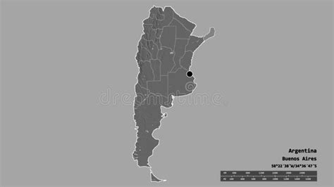 Location Of Misiones Province Of Argentina Bilevel Stock