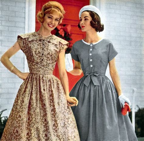 Womens Fashion From A 1959 Catalog 1950s Vintage