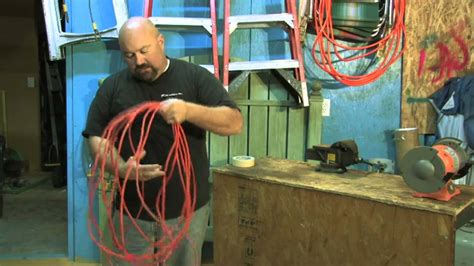How To Coil An Extension Cord Youtube