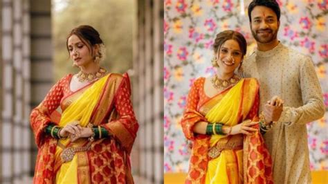 Ankita Lokhande Dresses Up As The Perfect Marathi Bride For The Post Wedding Ceremony With Vicky