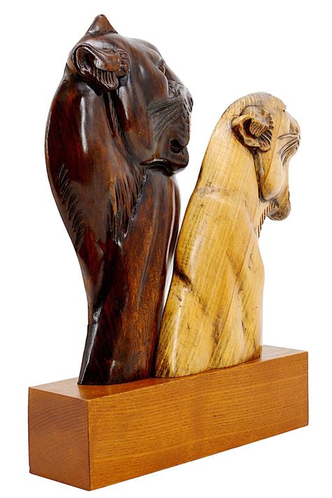 Salvatore Melani French Art Deco Panthers Sculpture Early 1930s For
