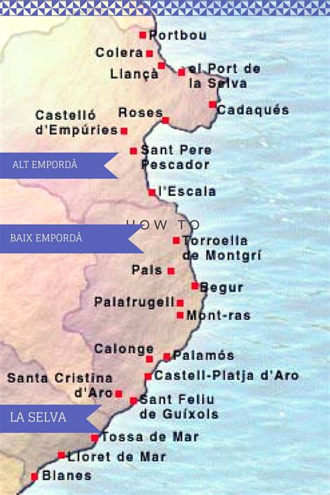 Celestial Emperador Referencia Mapa Costa Brava Girona Cataluña Cambiar