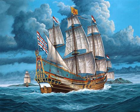 East Indiaman Batavia 1628 1629 Holanda Sailing Ships Ship