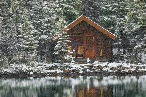Cabin Of Lake Ohara Lodge In Yoho National Park Lakeshore Flickr