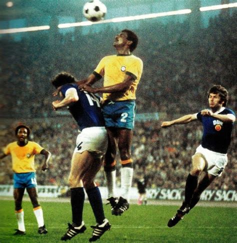 Brazil 1 East Germany 0 in 1974 in Hanover. The heavy handed Luis