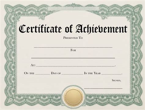 Printable Parenting Class Certificate Of Completion Template