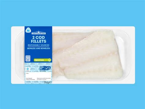 Lighthouse Bay 2 Cod Fillets Lidl — Great Britain Specials Archive