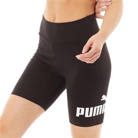 Buy Puma Womens Essentials 7 Inch Logo Tight Shorts Puma Black
