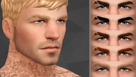 Sims 4 Eyebrows Cc Maxis Match Vsapics