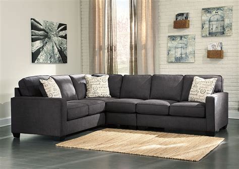 All brands furniture perth amboy nj. Alenya Charcoal LAF Extended Sectional All Brands ...