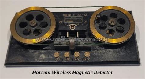 Magnetic Detector Manual Mod Pre26 Marconi Wireless Telegraph Co Of