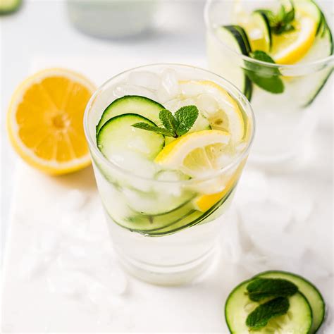Cucumber Lemon Water With Mint What Molly Made