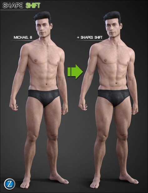Shape Shift For Genesis 8 Males 3d Models And 3d Software By Daz 3d