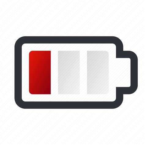 Battery Charge Low Low Battery Empty Icon Download On Iconfinder