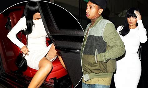 Kylie Jenner Reveals Glimpse Of Her Spanx On Date Night With Tyga