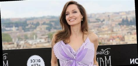 Angelina Jolie Wore A Stunning Lavender Butterfly Top And I Cant Look