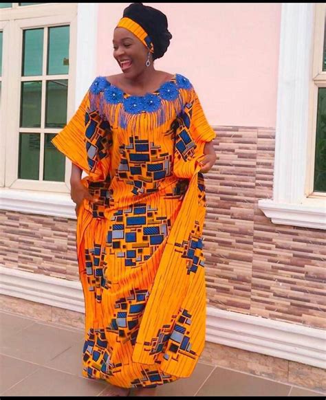 Ankara Boubou Gown Long Dress African Women Clothing Etsy Robe