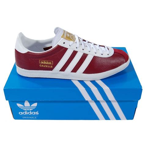 Find adidas gazelle sneakers for men, women, and kids at our classic gazelle trainers keep you looking and feeling fresh. Adidas Originals Gazelle OG Leather Cardinal - Mens Shoes ...