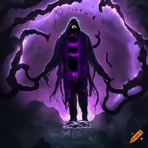Purple Energy Monster Artwork