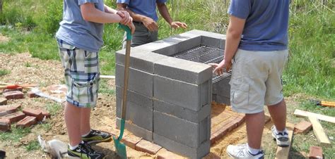 Grill island presented at the. cinderblock grill - Google Search For our back yard. Cheap ...