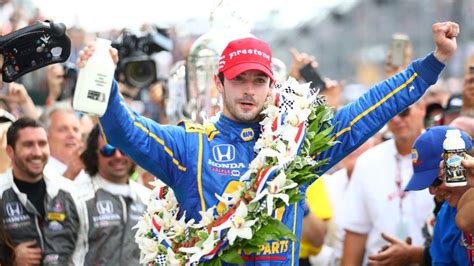 Alexander Rossi Conserves Fuel To Win Indy 500 In Rookie Season