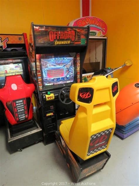 West Auctions Auction Arcade Games And Furniture From Hotel Item Midway Offroad Thunder
