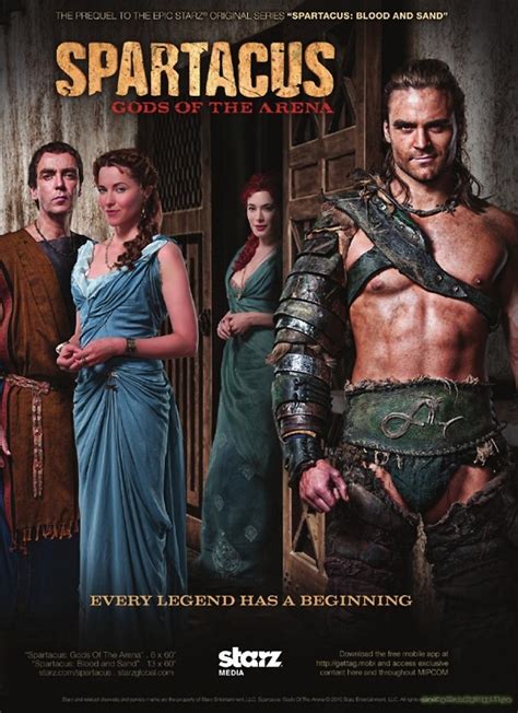 Spartacus Gods Of The Arena Promotional Poster Spartacus Blood