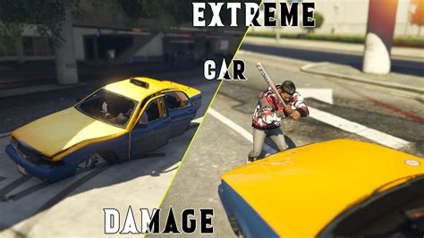 Extreme Car Damage Mod Gta 5 Pc Youtube