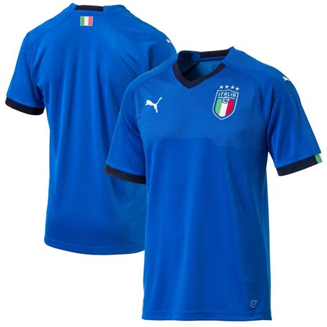 Puma Italy National Team Blue 2018 World Cup Home Jersey
