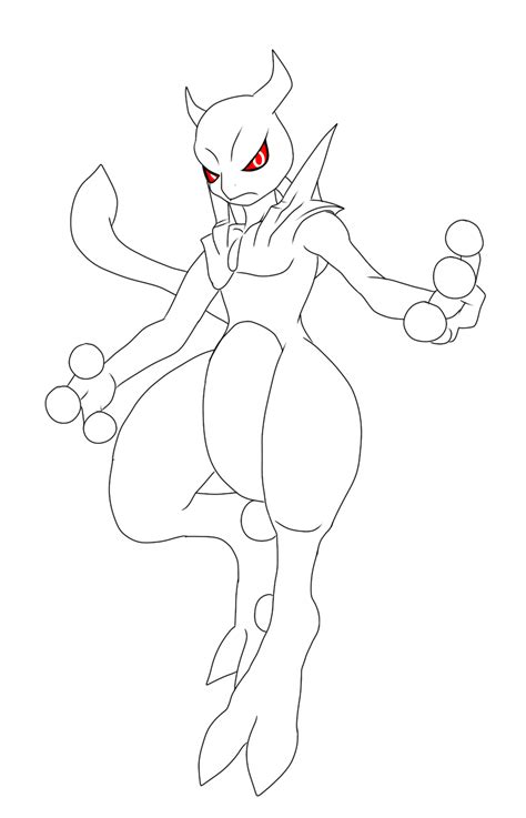 Coloring pages of most popular pokemons in excellent quality. Image - BASE XD003 - Shadow Mewtwo.png | Heroton Group ...