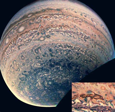 Massive Polar Storms On Jupiter Captured By Juno Photos